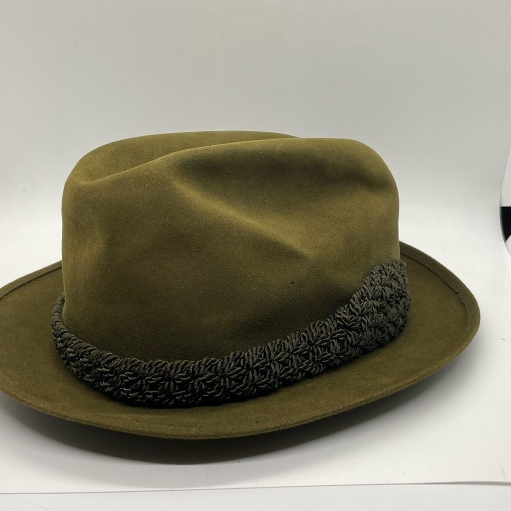 Vintage 1960s Royal STETSON Fedora ~ size 7 ~ Trilby ~ Overwelt Edge' - Picture 4 of 15